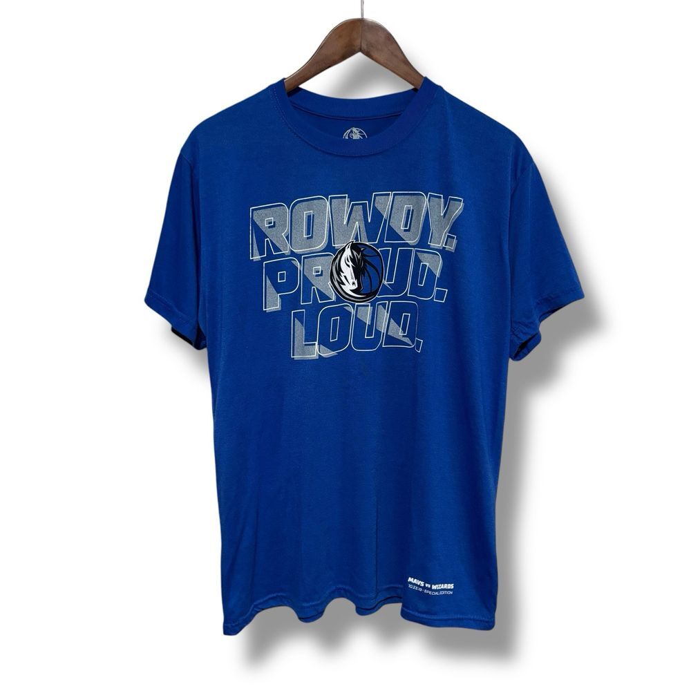 NBA Dallas Mavericks Mavs Vs Wizards Special Edition 2019 T Shirt Size XL 22x28
